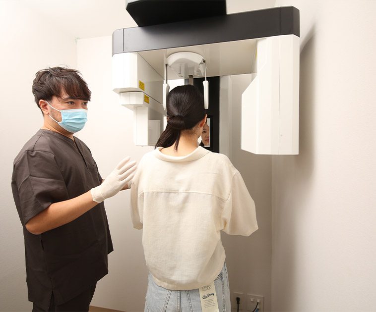 予防歯科の様子